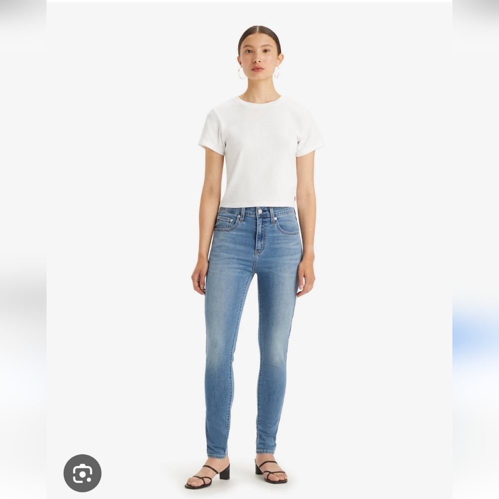 LEVIS 721 High Rise Skinny Jeans Denim Y2k 90s 25 Classy Preppy
